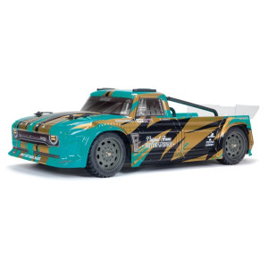 Arrma Infraction V3 1/8 RTR Electric 4X4 MEGA Street Bash Resto-Mod Truck (Teal/Bronze) w/Spektrum SLT3 2.4GHz Radio