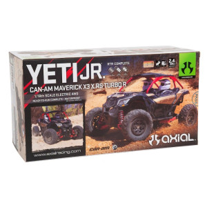 Axial Yeti Jr. Can-Am Maverick X3 1/18 RTR 4WD Electric Rock Racer Buggy w/2.4GHz Radio, Battery & Charger Axial Yeti Jr. Can-Am Maverick X3 1/18 RTR 4WD Electric Rock Racer Buggy w/2.4GHz Radio, Battery & Charger