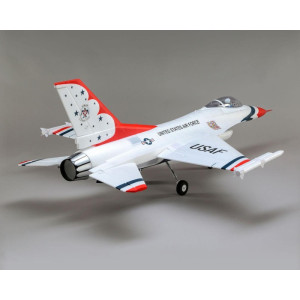 E-flite F-16 Thunderbird 70mm BNF Basic Electric Jet Airplane (815mm) w/AS3X & SAFE Select E-flite F-16 Thunderbird 70mm BNF Basic Electric Jet Airplane (815mm) w/AS3X & SAFE Select