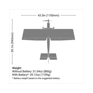 E-flite Ultra Stick 1.1m BNF Basic Electric Airplane w/AS3X & Safe Select E-flite Ultra Stick 1.1m BNF Basic Electric Airplane w/AS3X & Safe Select