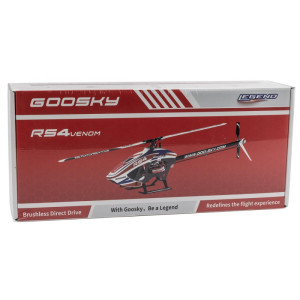 GooSky Legend RS4 Venom Electric Helicopter Combo Kit (Orange) w/80A ESC, Servos, Motor & 6S LiPo Battery