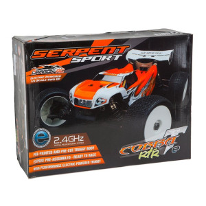 Serpent S811T-E "Cobra E" RTR 1/8 4WD Electric Truggy (Orange) w/2.4GHz Radio Serpent S811T-E "Cobra E" RTR 1/8 4WD Electric Truggy (Orange) w/2.4GHz Radio