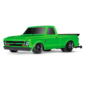 Traxxas Drag Slash 1/10 2WD RTR No Prep Truck w/1967 Chevrolet C10 Body (Green) TQi 2.4GHz Radio & TSM