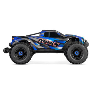 Traxxas Maxx WideMaxx 1/10 Brushless RTR 4WD Monster Truck (Blue) w/TQi 2.4GHz Radio & TSM Traxxas Maxx WideMaxx 1/10 Brushless RTR 4WD Monster Truck (Blue) w/TQi 2.4GHz Radio & TSM