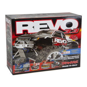 Traxxas Revo 3.3 4WD RTR Nitro Monster Truck w/TQi 2.4Ghz Radio, TSM, Batteries & DC Charger