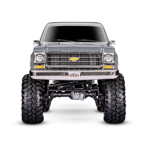 Traxxas TRX-4 1/10 High Trail Edition RC Crawler w/'79 Chevy K10 Truck Body (Silver) w/TQi 2.4GHz Radio