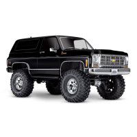 Traxxas TRX-4 1/10 Trail Crawler Truck w/'79 Chevrolet K5 Blazer Body (Black) w/TQi 2.4GHz Radio